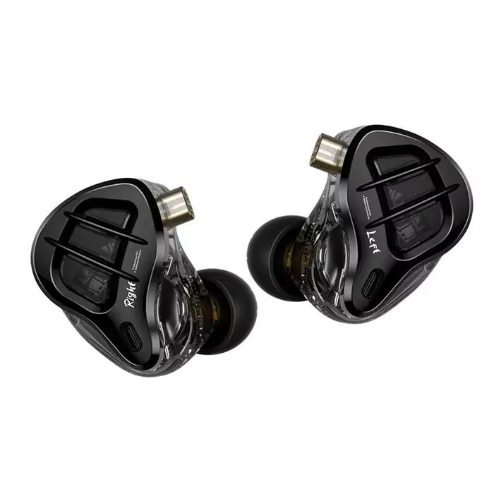 KZ ZAR HiFi filaire écouteur dans l'oreille moniteur écouteurs technologie hybride 7BA + 1DD IEM cas