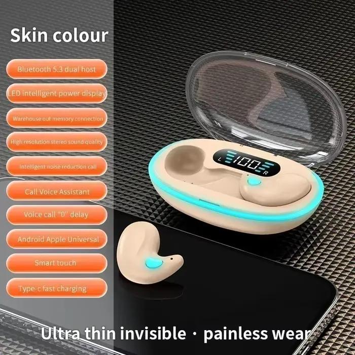 Écouteurs TWS sans fil, écouteurs Bluetooth avec réduction du bruit, pour le sport, les jeux, le som