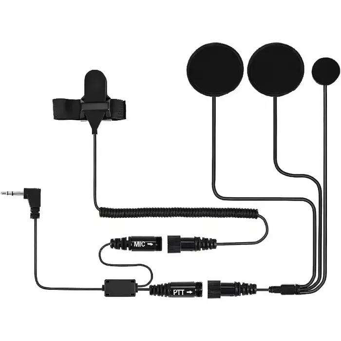 Microphone pour casque de moto, écouteur PTT, pour radio bidirectionnelle Moto T270 T280 T5428 T6200