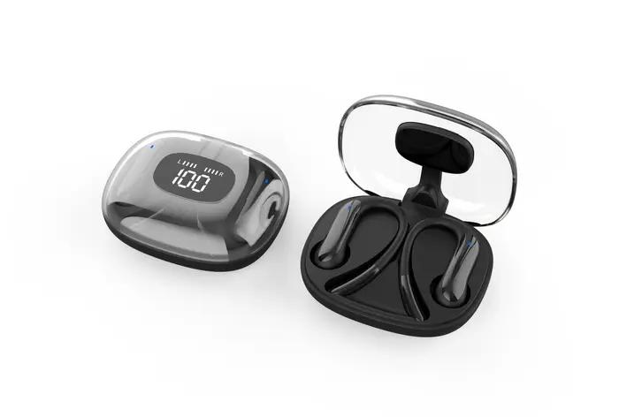 Écouteurs sans fil OWS K50 Bluetooth 5.3 avec affichage numérique, qualité sonore haute définition p