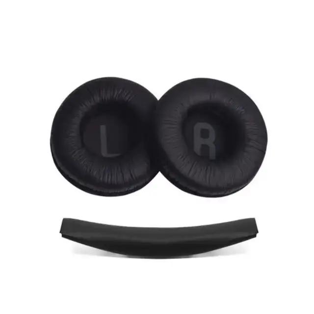 1 ensemble d'oreillettes de remplacement, housses de coussinets, bandeau supérieur pour casque JBL T