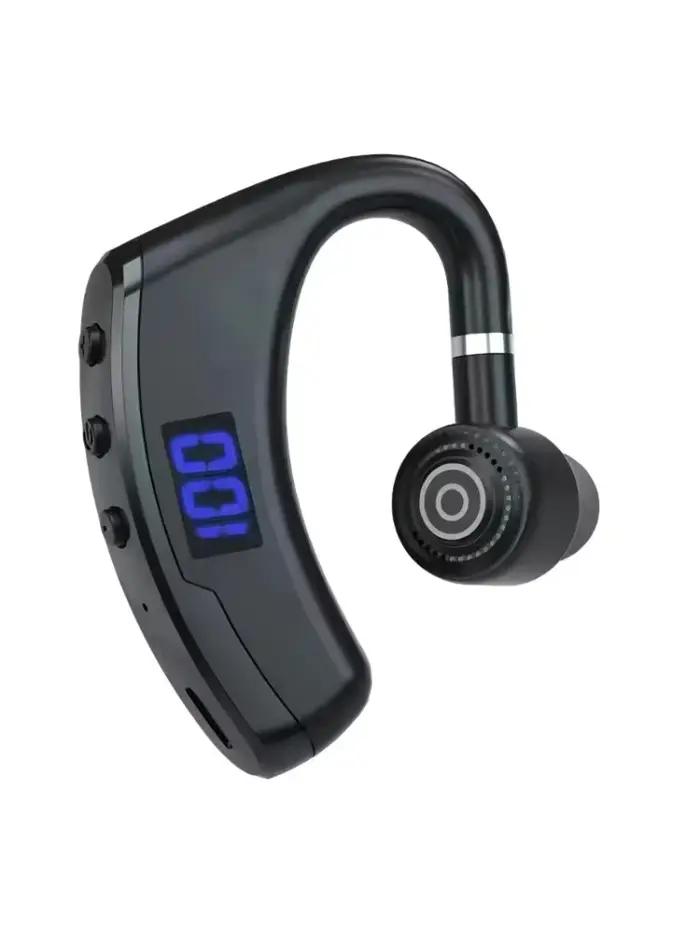 Casque sans fil à affichage numérique V9, écouteurs à crochet d'oreille, écouteurs mains libres, éco