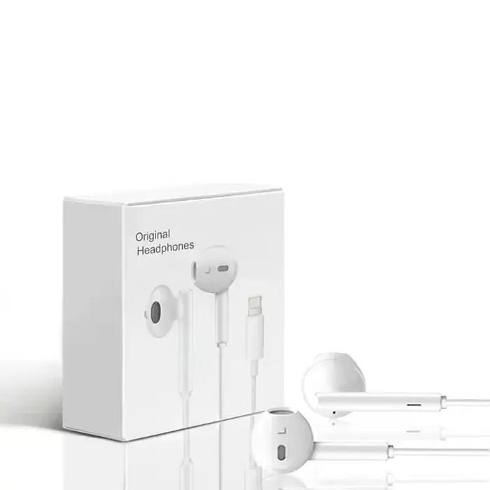 Écouteurs Lightning filaires pour Apple iPhone 14 Pro Max 13 12 11 Mini X XS 6 7 8 Plus, écouteurs d