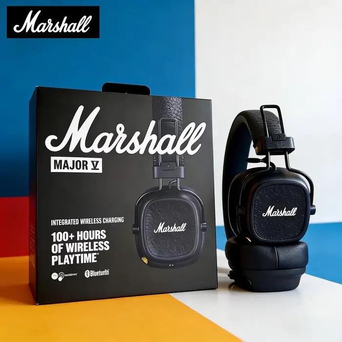 Casque sans fil supra-auriculaire Marshall Major V 5 - Bluetooth, son stéréo avec basses profondes, 