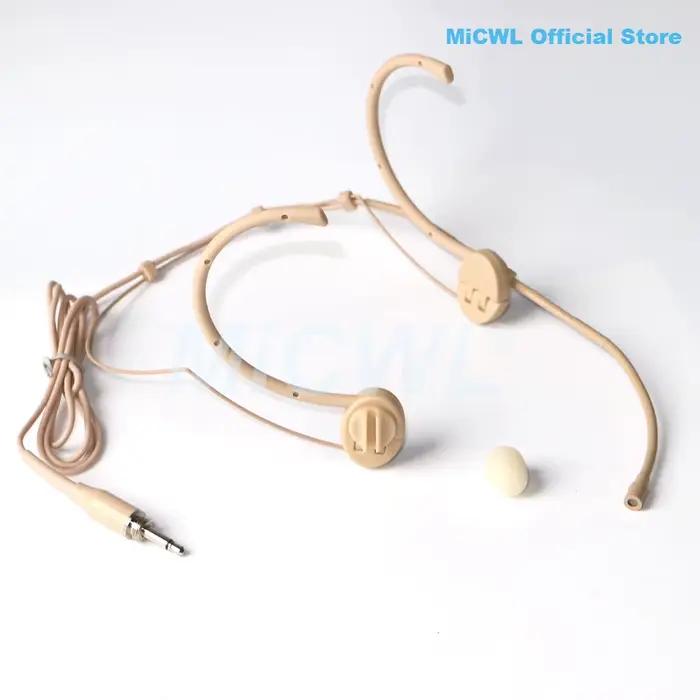Casque pliable WBH53 pour Sennheiser, microphone vocal usé sauna, EW XS G3 G4 Sure QLX icalX SLX cor