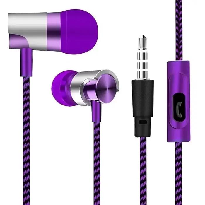 Nouvelles mises à niveau : écouteurs filaires 3,5 mm, antibruit, intra-auriculaires, sport, double p