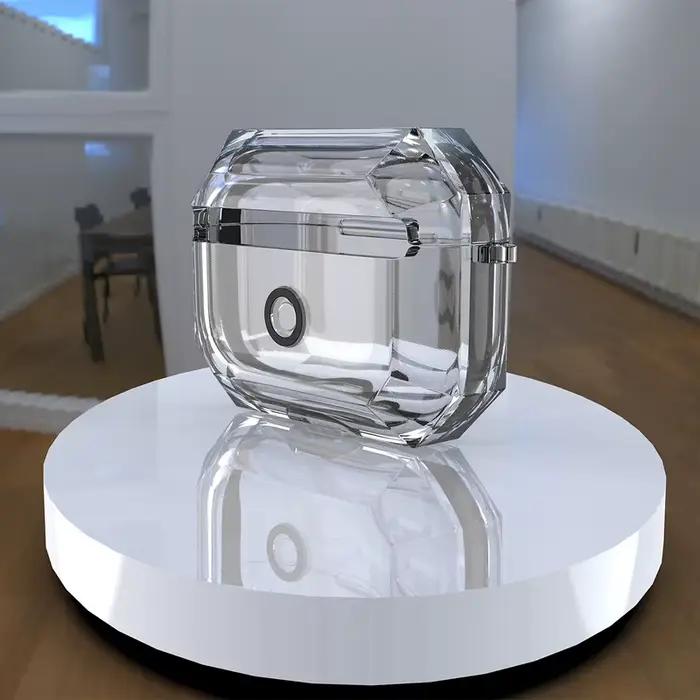 Étui AirPods Pro pour écouteurs Apple, étui Transparent anti-poussière, housse de protection anticho
