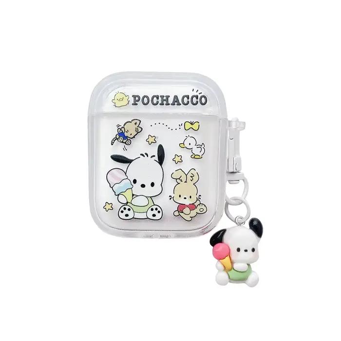 Étuis pour écouteurs Kawaii pour Pochacco, pour Airpods 1.2.3.4.Pro.Pro 2.Pro 3, dessin animé avec a