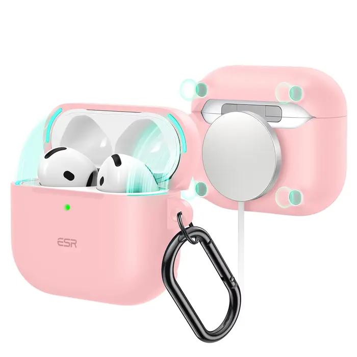 ESR pour AirPods 4e génération (2024) coque HaloLock avec housse de protection pour écouteurs MagSaf