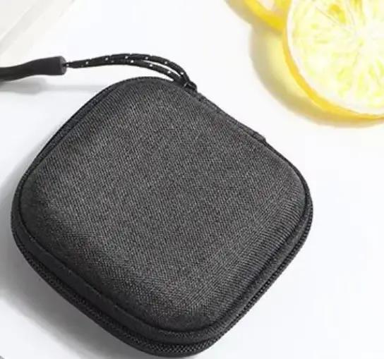 Étui rigide et Portable antichoc pour écouteurs, accessoires pour écouteurs, carte mémoire, câble US