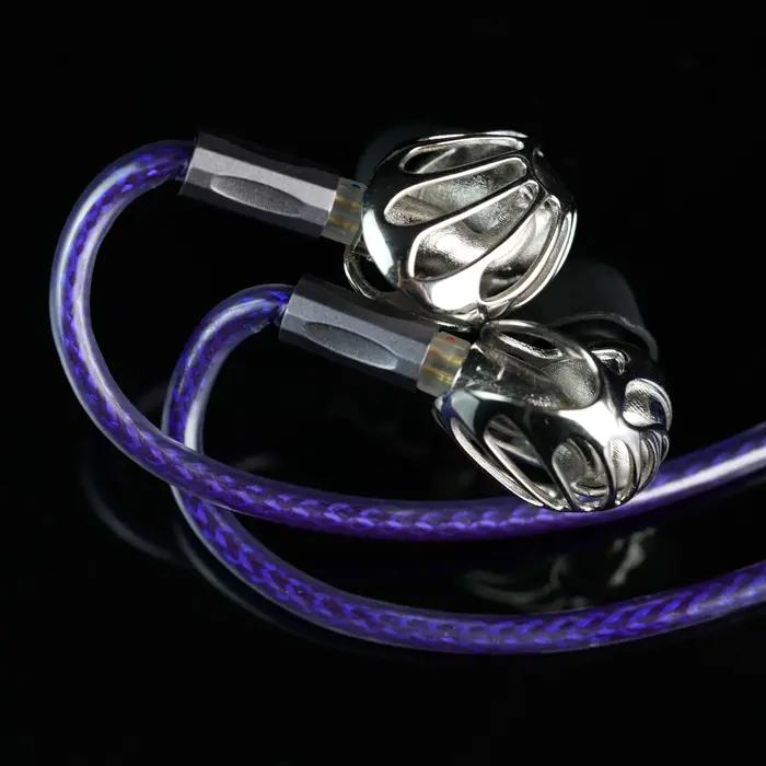Câble pour casque TRKAPLST-50 7N OCC plaqué argent, fil d'amélioration équilibré de 2.5, 3.5, 4.4mm 
