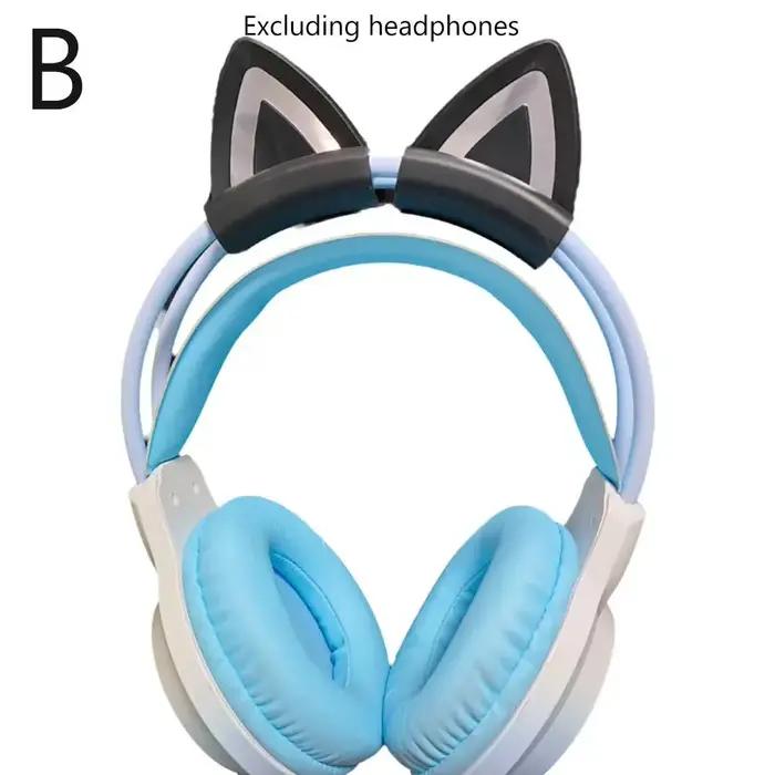 Accessoires pour écouteurs, oreille de chat, fixation pour casques de jeu, décoration de casque stér
