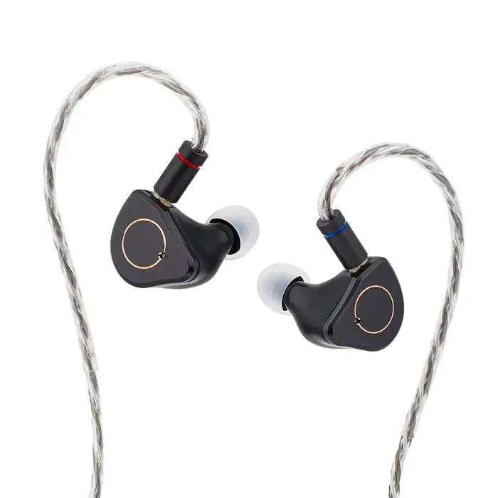 SIMGOT-Écouteurs HiFi Smile Mix 4, avec câble en cuivre plaqué argent sans oxygène, pilotes hybrides