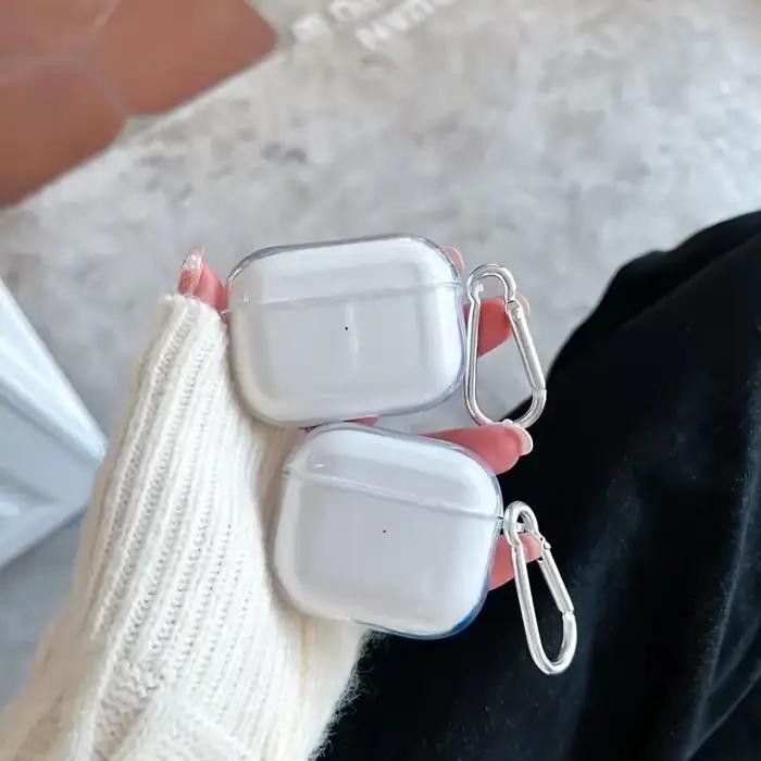 Étui Airpods Pro 2022 Airpods 4 2024, coque transparente antichoc en TPU souple et Transparent pour 