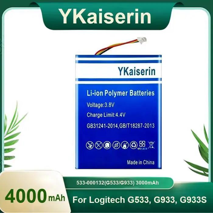 533-000132 G533 G933 pour casque Logitech G933S 4000Mah, expédition rapide, batterie forte compatibi