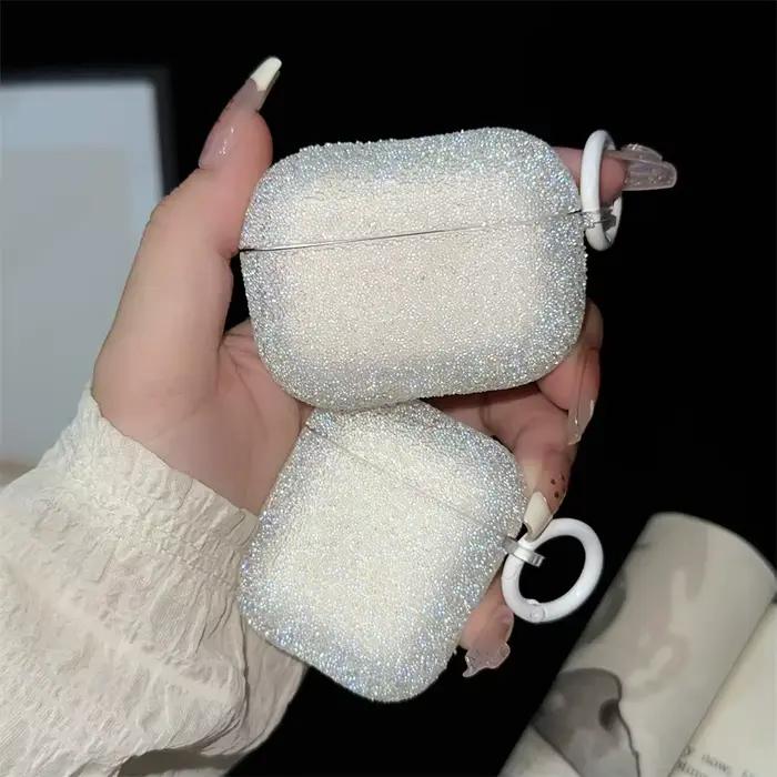 Pour Airpods Pro 3/Pro 2/Pro/4/3/2 paillettes strass étui Bling mat protection Funda Airpods Bluetoo