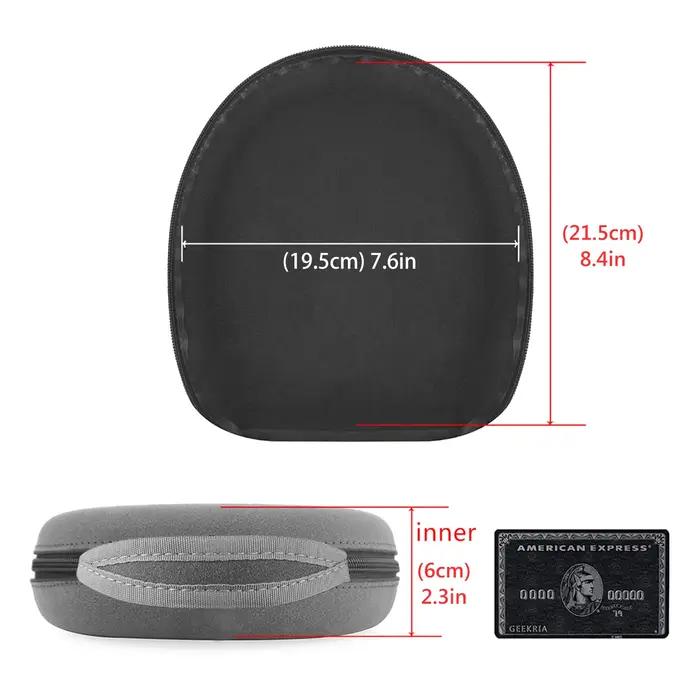 Étui pour écouteurs Geekria pour écouteurs B&O BeoPlay HX H95 H9 H9i H8, sac de transport de voyage 