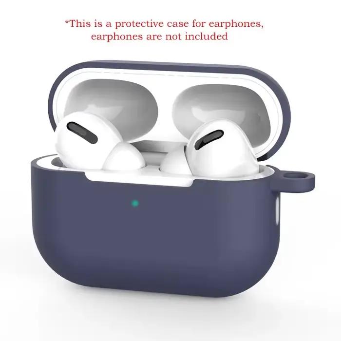 Pour AirPods Pro étui de protection Silicone nouvelle couleur unie Apple Bluetooth casque coque soup