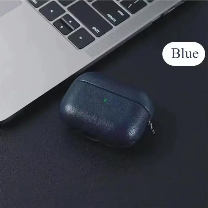 Étui Airpods Pro 2, étui pour écouteurs, luxe, cuir brillant, lettres initiales personnalisées, couv