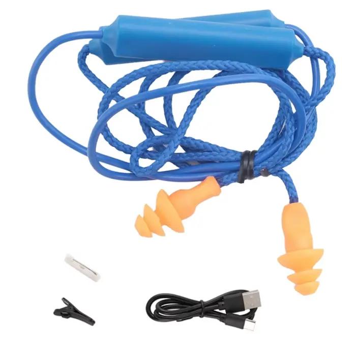 B02B-Earphone Bouchons d'oreille Bluetooth pour le travail, suppression du bruit, protection auditiv