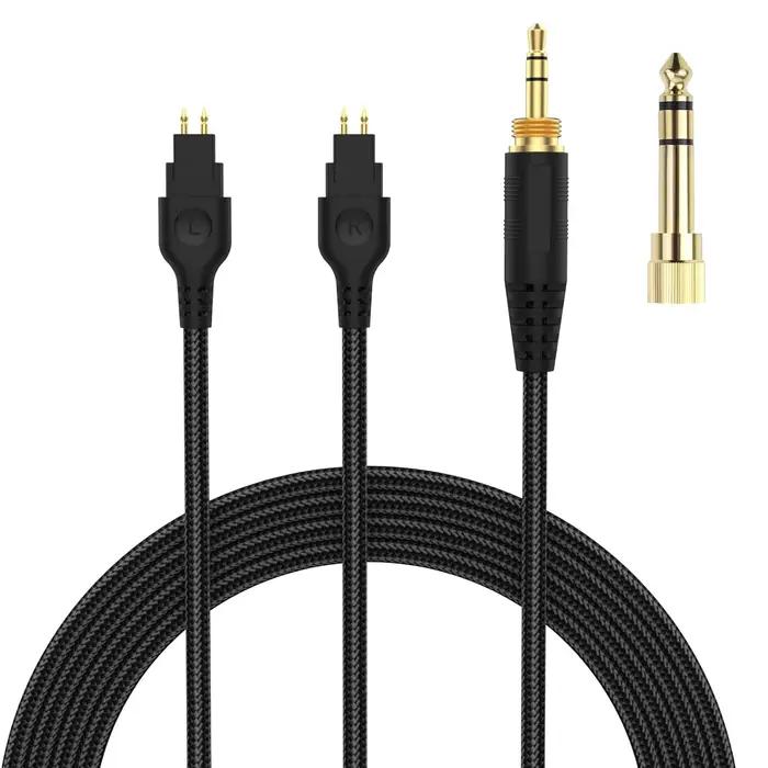 Câble de remplacement pour écouteurs Sennheise HD580 HD600 HD650 HD660S, câbles audio tressés en nyl