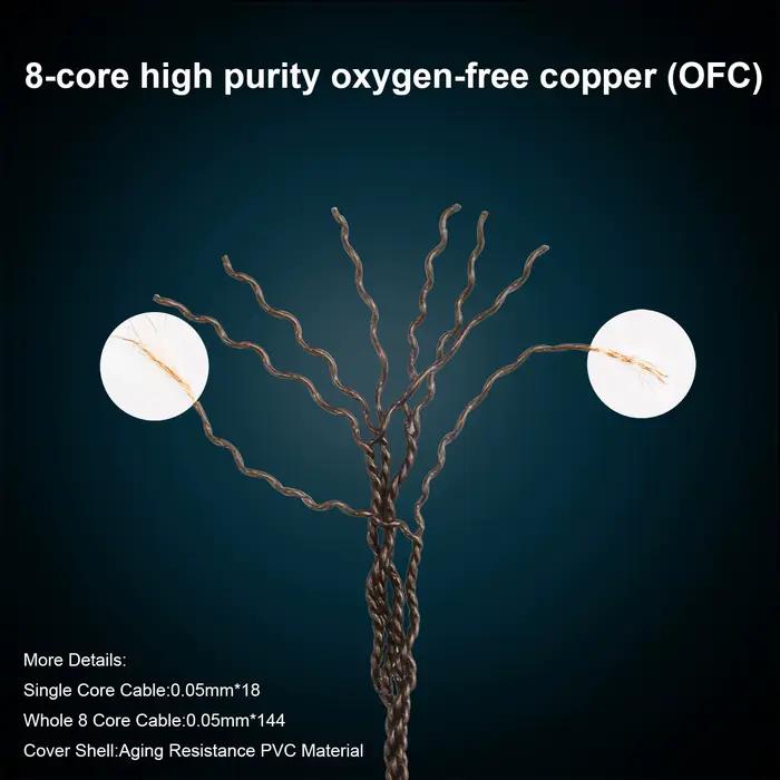 OKCSC câble Audio à résistance réglable 2.5 à 3.5/4.4 femelle à 3.5/4.4 type-c à 3.5/4.4 ligne d'ada