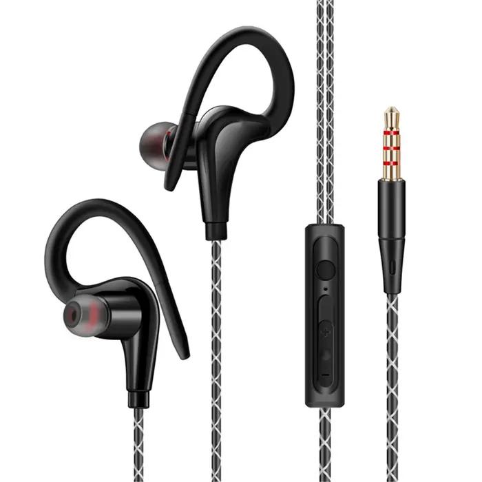Écouteurs intra-auriculaires filaires étanches S760, oreillettes à crochet, stéréo, Super basses, ca