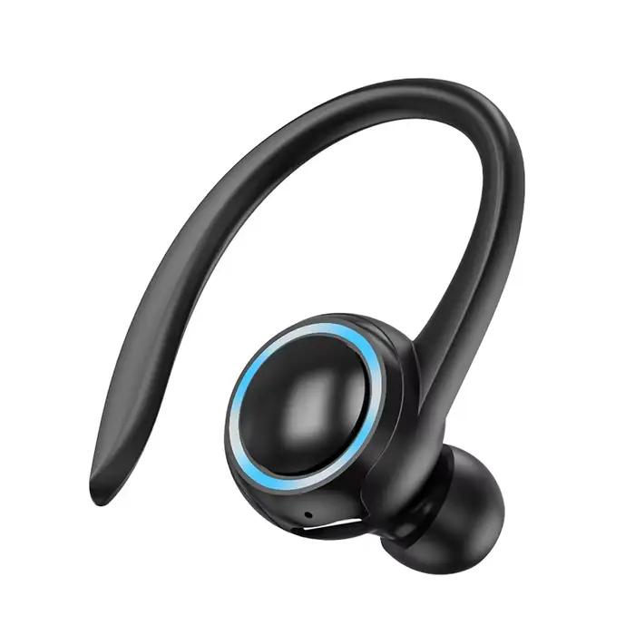 Écouteurs sans fil Bluetooth 5.2, étanches, avec micro, Mini crochet d'oreille, oreillettes de musiq