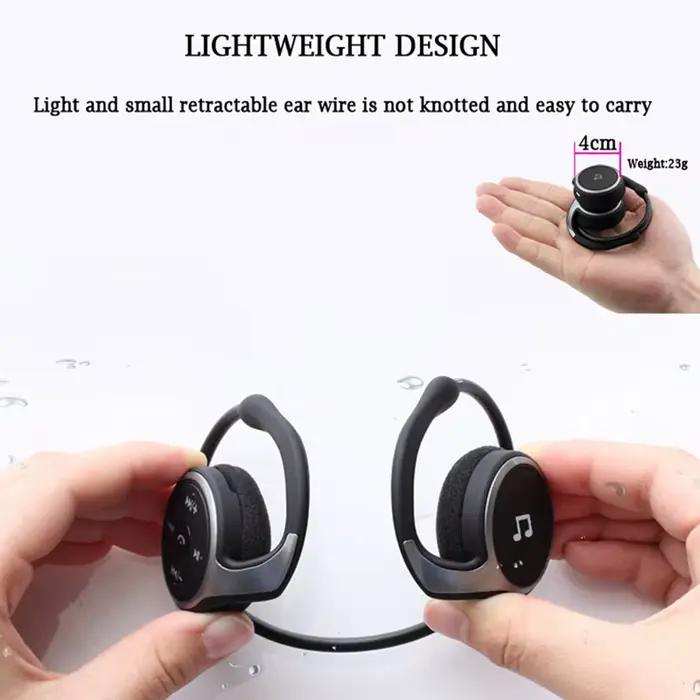Y16A Suicen AX-698 Casque de sport Bluetooth Support 32G TF Carte Radio FM Casque sans fil portable 