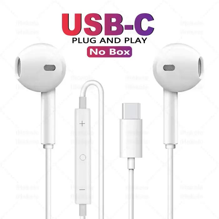 Écouteurs USB-C originaux pour Apple iPhone 17 Pro Max 16 15 Plus, écouteurs filaires Type-C pour Sa