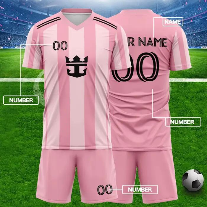 Maillot de football personnalisé, maillot de football sur mesure avec nom et numéro, uniforme de foo
