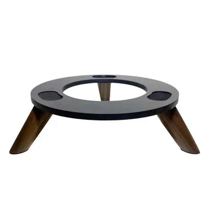 Support audio en bois massif pour haut-parleur Harman Kardon, base en bois massif épaisse, antidérap
