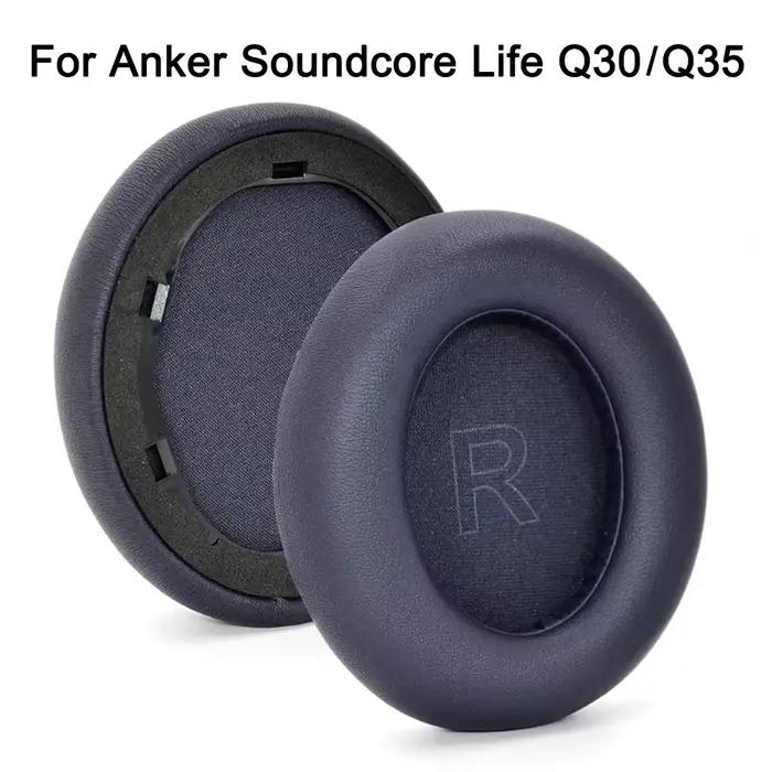 Oreillettes de remplacement en mousse à mémoire de forme, pour Anker Soundcore Life Q35 Q30 Q20 Q10
