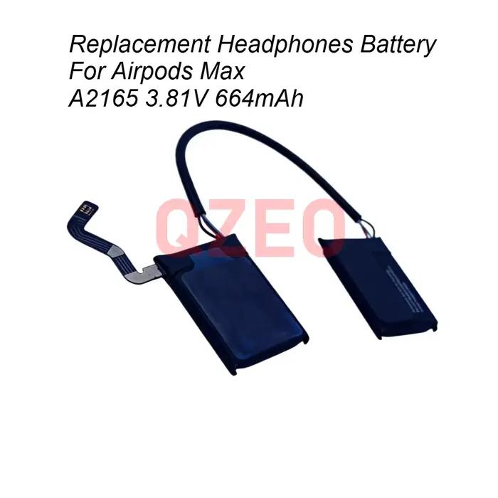 Batterie de remplacement pour écouteurs A2165 pour Airpods Max 3.81V 664mAh