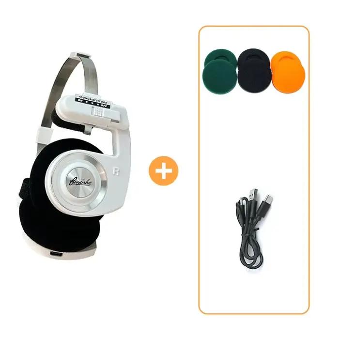 Casque sur l'oreille rétro HIFI sans fil pliable suppression du bruit casque Bluetooth 5.3 casque sa