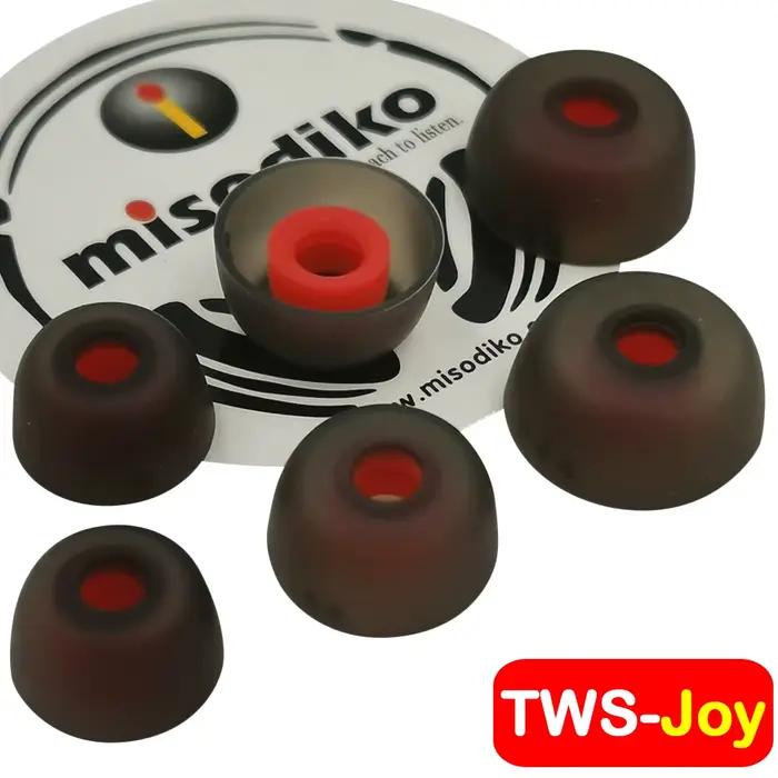 Embouts d'écouteurs en Silicone TWS-Joy pour Jabra Elite 75t, Elite 65t/Active/Sport, Evolve 65t, Cr