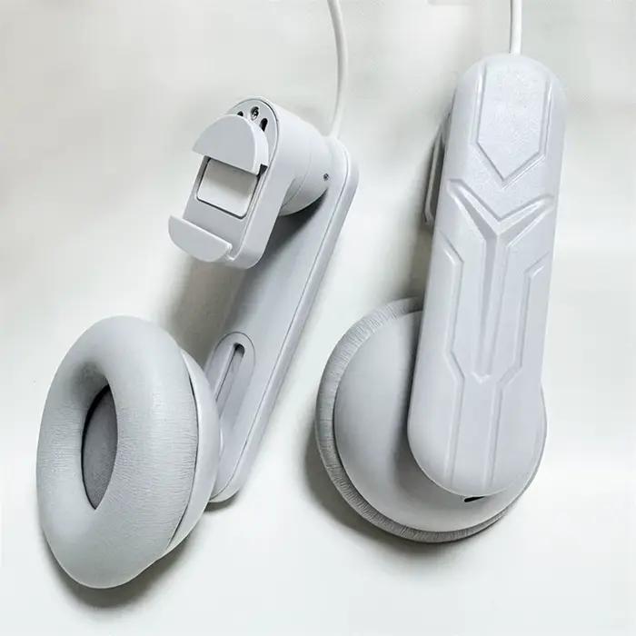 Casque à clipser blanc pour Meta Quest 3, casque, rehausseur de son confortable, ensembles de sauna 