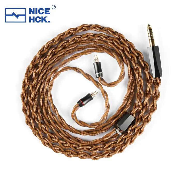 NICEHCK OurLaura 16.6AWG câble pour écouteurs Triple Composite britannique haute conductivité cuivre