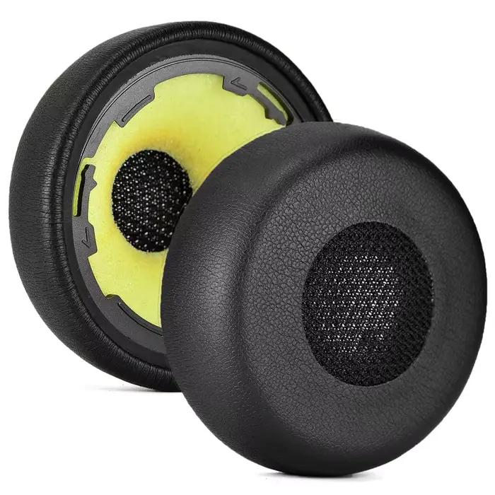 Coussinets d'oreille en cuir de remplacement, housse de coussin, coussinets pour casque Jabra Evolve