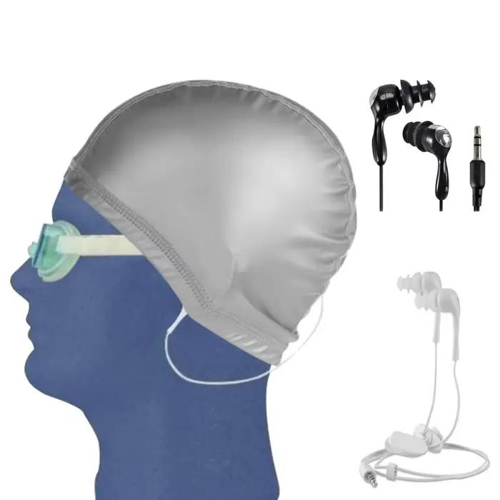 Natation étanche IPX8 filaire écouteur dans l'oreille 3.5mm Jack