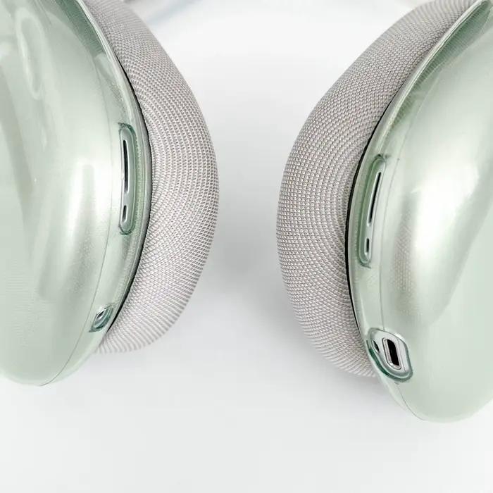 Pour AirPods Max étui Transparent souple TPU anti-rayures housse de protection pour Apple