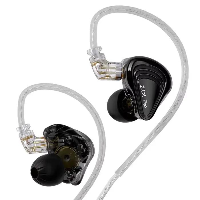 Précommande KZ ZSX Pro 12 moniteurs intra-auriculaires hybrides avec son haut de gamme et conception ergonomique casque à câble détachable