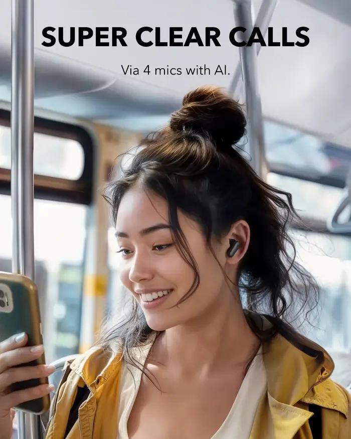 Écouteurs Anker Soundcore P30i Bluetooth 5.4 avec réduction de bruit