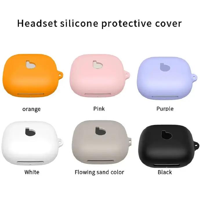 Nouveau étui pour écouteurs en Silicone antichoc avec crochet boîte de chargement manchon protecteur anti-rayures