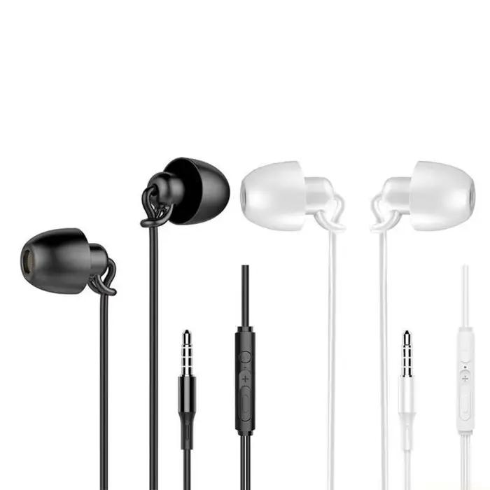 E56B hommes femmes écouteurs 3.5mm pour parfait pour dormir en avion cadeaux course