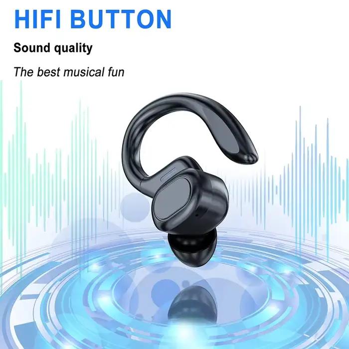 Écouteurs sportifs sans fil Bluetooth 5.3 avec crochets d'oreille