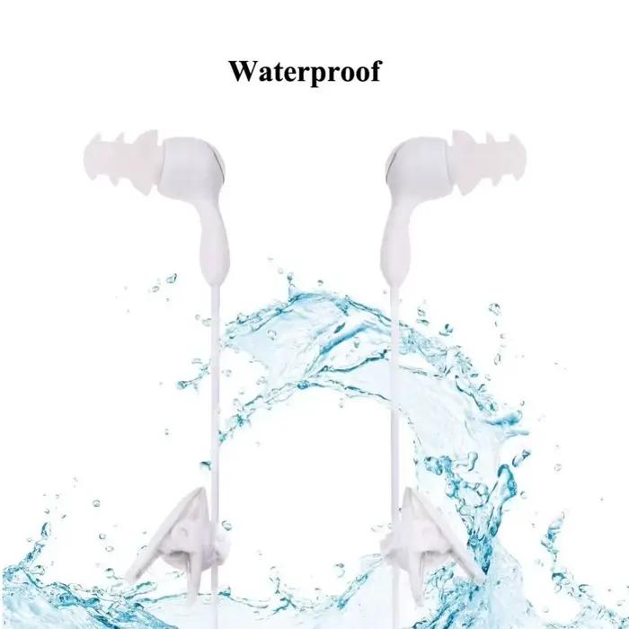 Natation étanche IPX8 filaire écouteur dans l'oreille 3.5mm Jack