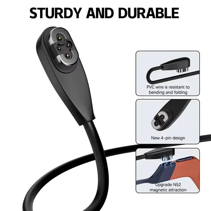 Nouveau câble de chargeur USB de Type C/USB pour casque à conduction osseuse Shokz OpenSwim Pro S710