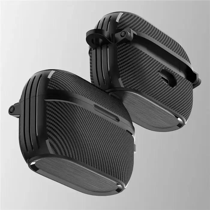 Coque en fibre de carbone et TPU pour Jabra Elite Active 75T Elite 7 Pro Ecouteurs protection antichoc design élégant pour femmes et hommes occasions spéciales
