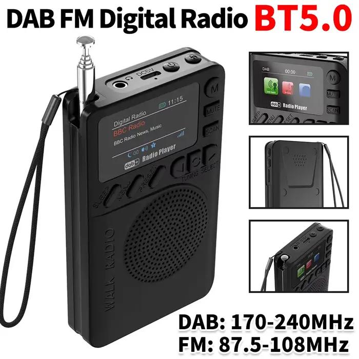 Mini Radio numérique DAB FM avec prise casque